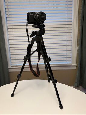 Canon EOS M200 Mirrorless Camera Bundle W/ Lens, Tripod, Extra Battery + Case